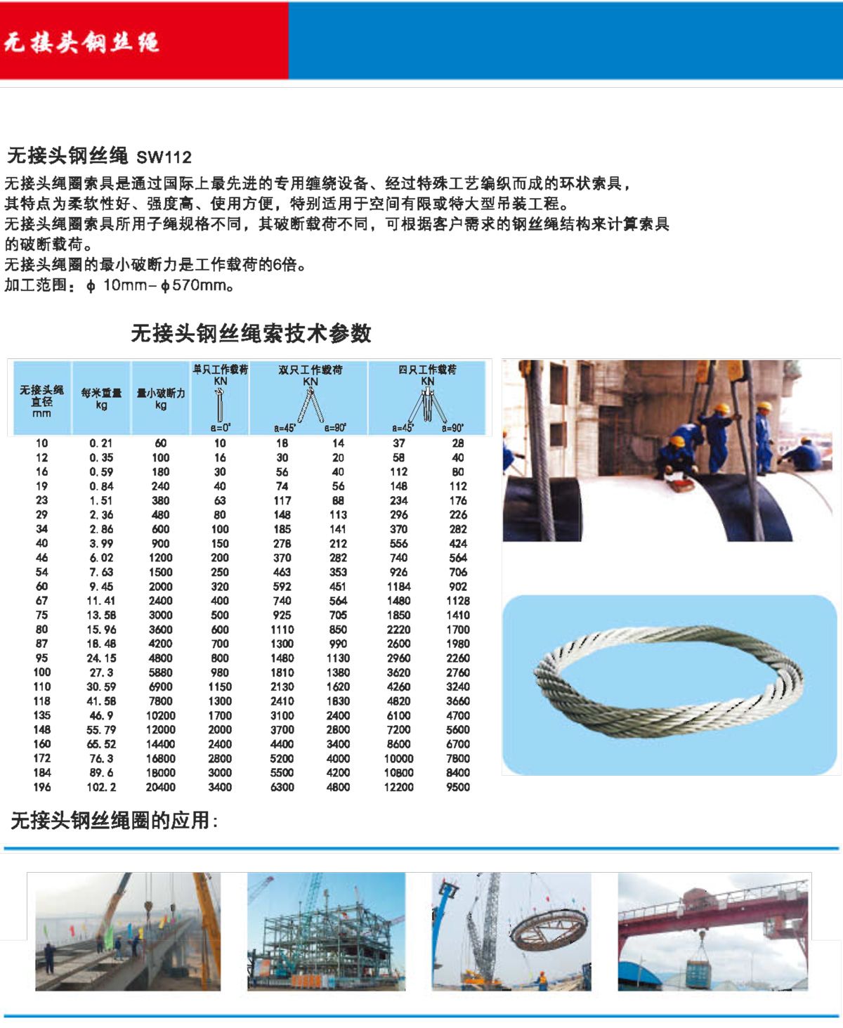 无接头钢丝绳